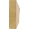 Ekena Millwork 2in. W x 8in. H x 24in. L Crestline Woodgrain TimberThane Rafter Tail, Primed Tan RFTUR02X08X24CRERCPR - alternate 3
